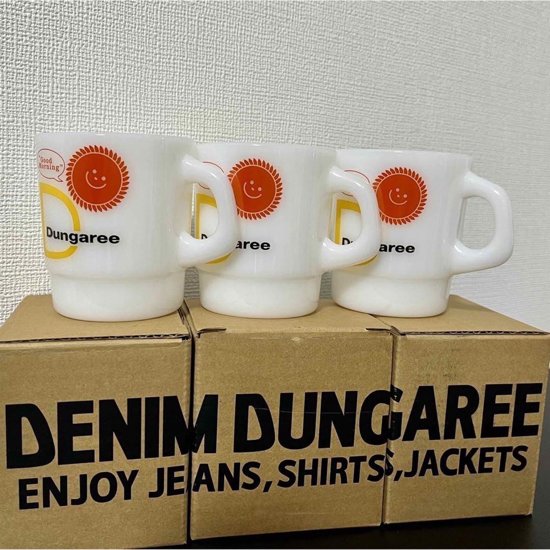 DENIM DUNGAREE ノベルティ マグカップ3点セット Amazon.co.jp: デニム&ダンガリー マグカップ ノベルティ 3個