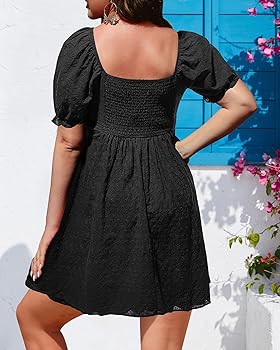 AJISAI mini frill puff OP ブラックSサイズ Amazon.com: Kwoki Women's Long Sleeve Ruffle Short Mini