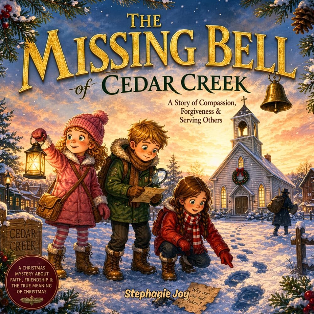 The Missing Bell of Cedar Creek,: A heartwarming Christian mystery chapter book for ages 6–10 with themes of forgiveness, compassion, courage, community, and faith.