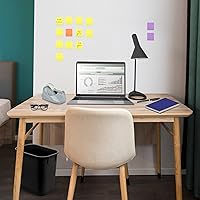 Vista 6 de Acrimet Papelera para escritorio, 3.25 galones, 13 cuartos de galón, 12 litros (plástico) (color negro) (juego de 4)