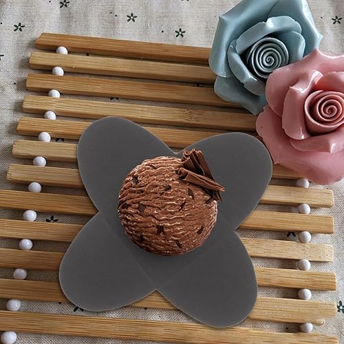 Miniatura 9 de Hemoton 200 tazas de papel de trufas de chocolate para dulces, cartón, trufas cuadradas, tazas de chocolate, tazas para hornear, perfectas para