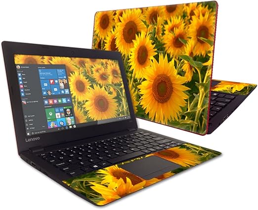 Amazon Com Mightyskins Skin Compatible With Lenovo Ideapad 100s 11 6 Wrap Cover Sticker Skins Sunflowers Cell Phones Accessories