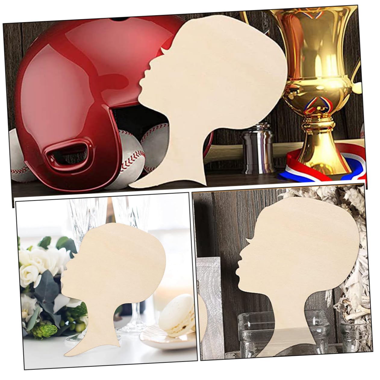 5 Sätze Teiliges Holzscheiben Für Bastelarbeiten Unbeschichtete Holzstücke Zum Bemalen Und Dekorieren Für Hochzeiten Partys Und Diy Projekte 15 Stück * 5
