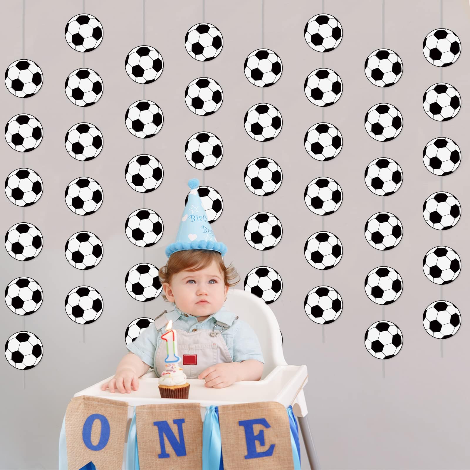 2er Set Fußball-Party-Banner – 3 Meter Lange Girlande Für Sport-Geburtstagsdeko