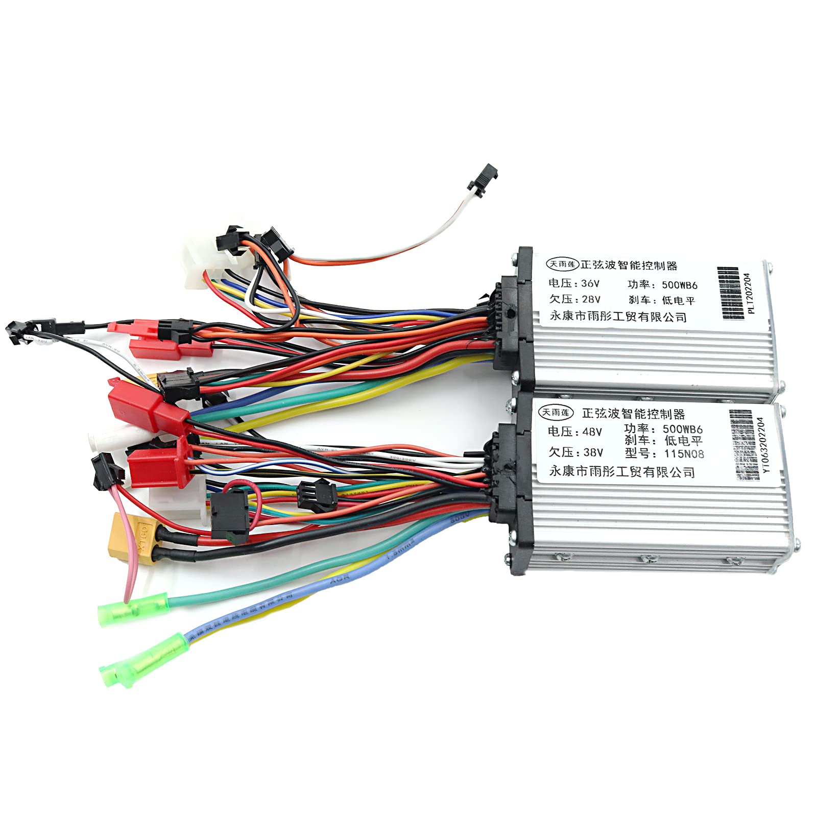 Centralina Monopattino Elettrico 36V 48V 500W Scooter Elettrico BrushlessController, Scooter da Pollici Brushless Motor Controller(36V 500W)