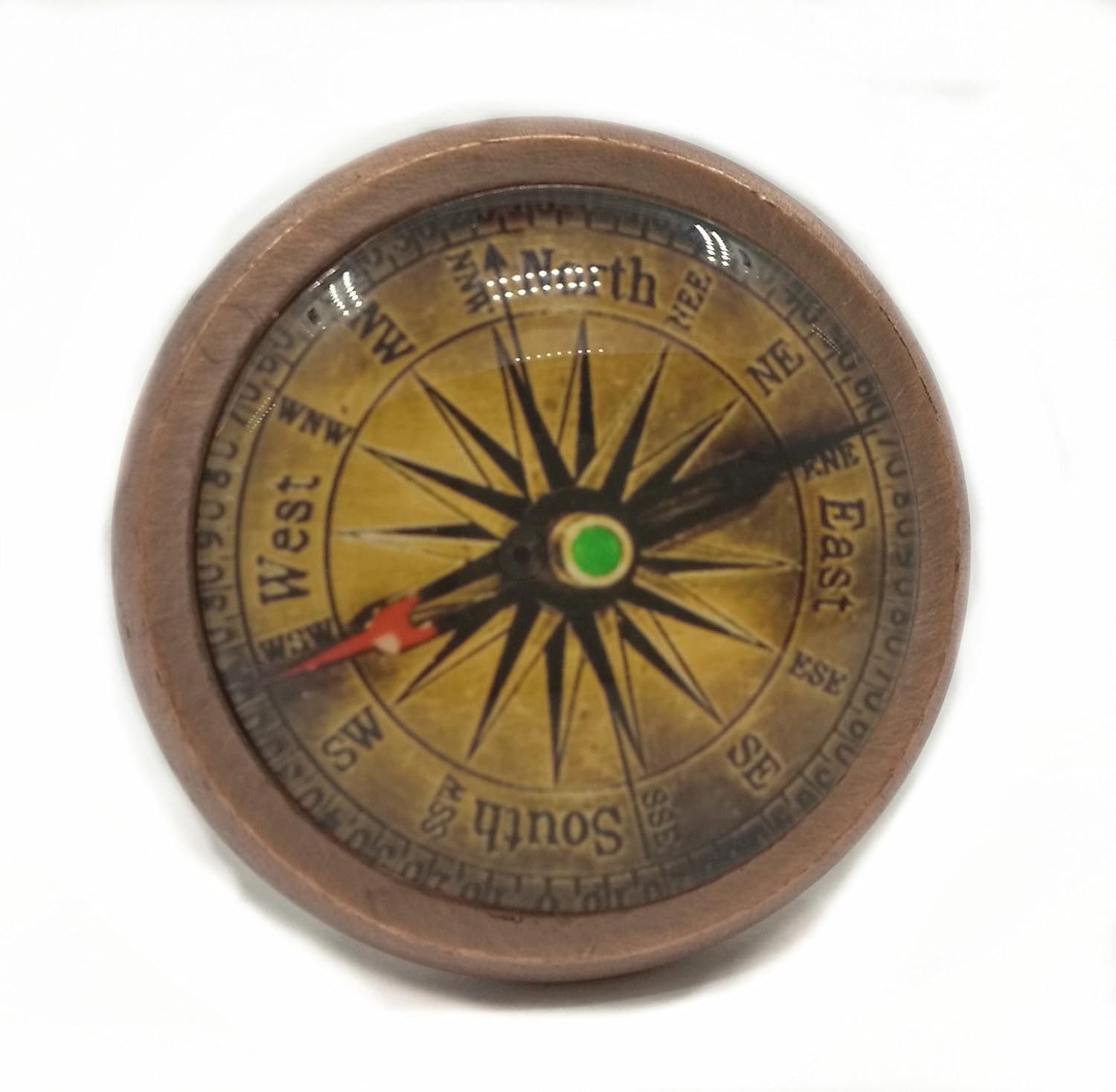 LBFEEL Vintage Compass Knobs in Antique Bronze and Copper Dresser Drawer Kitchen Cabinet Knobs Pulls Handles (Copper)