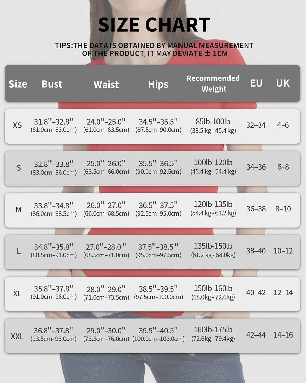 ALGALAROUND Double Lined Short Sleeve Bodysuit for Women Basic T Shirts Body Suits - Image 5