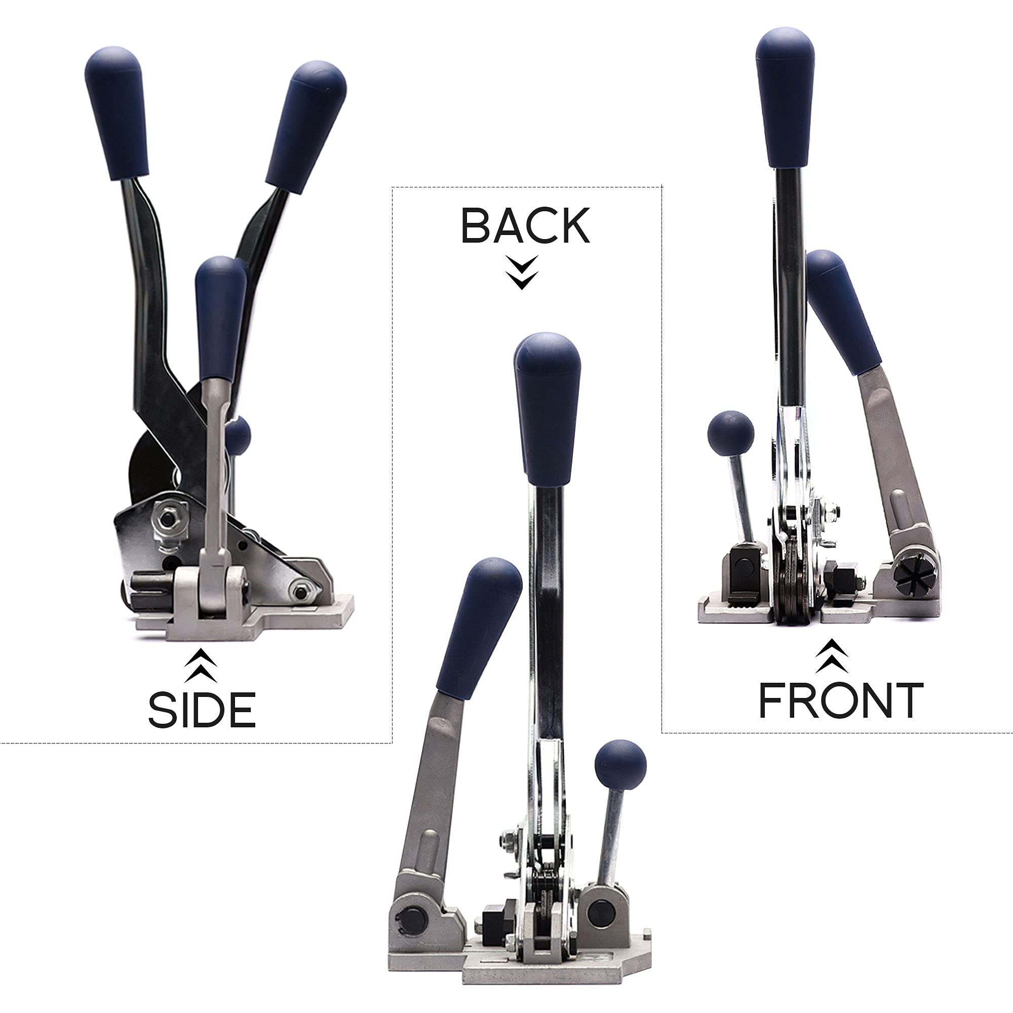 Macchina per reggiatura in PP/plastica, kit manuale per reggia in plastica, tenditore per reggia, sigillante in plastica, set di utensili per macchina imballatrice per reggiatura a mano, taglierina