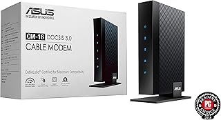 ASUS CM-16 DOCSIS 3.0 CableLabs-certified 16x4 Cable Modem (Renewed)