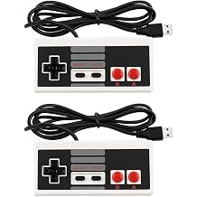 ZENANBiBi Usb Wired Controller 2-Pack for Nes Gamepad Plug & Play for Windows Pc,Mac,Linux,Raspberry Pi,Retropie, mulators Classic Nes Controller Gamepad for Retro Gaming Fun [gamecube]