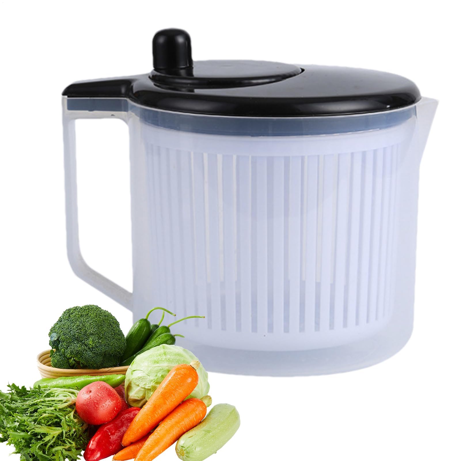 centrifugadoras, Deshidratador Multifuncional de Frutas y Verduras con colador for Preparar ensaladas, Ideal for la Cocina