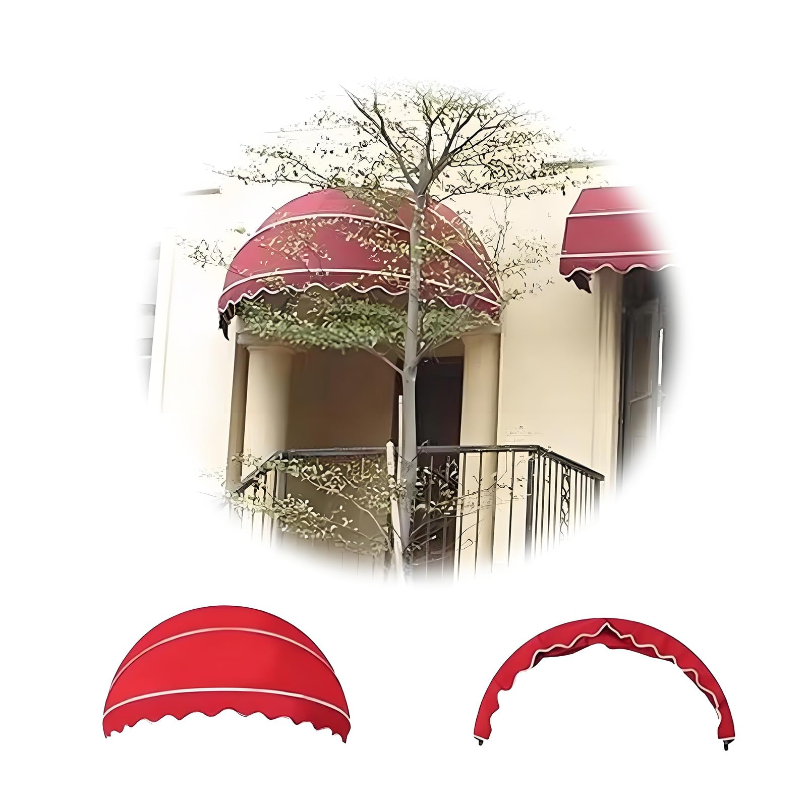 LWJSOCP Foldable Door & Window ning Outdoor Sune with UV Protect Bury 150cm Versatile Patio e Easy Installat Weather Resistant Canopy.
