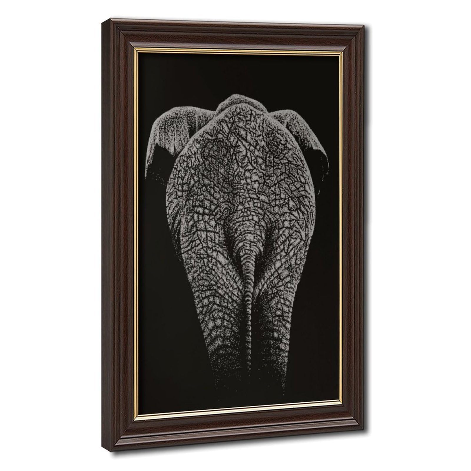 Bareronor Abstract Elephant Poster Canvas Poster Bedroom Decor Landscape Office Room Decor Gift 12" L X 18" W
