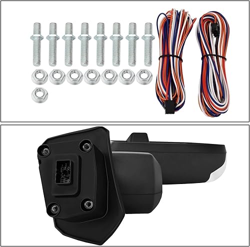 Miniatura 7 de AUTOMUTO Espejos de remolque LH para conductor y pasajero, retrovisores de remolque con calefacción eléctrica, ancho de señal de giro, charco,