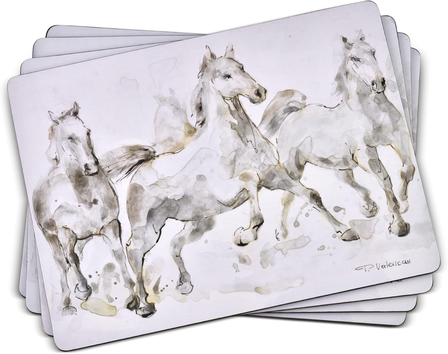 Spirited Horses Placemats Set of 4