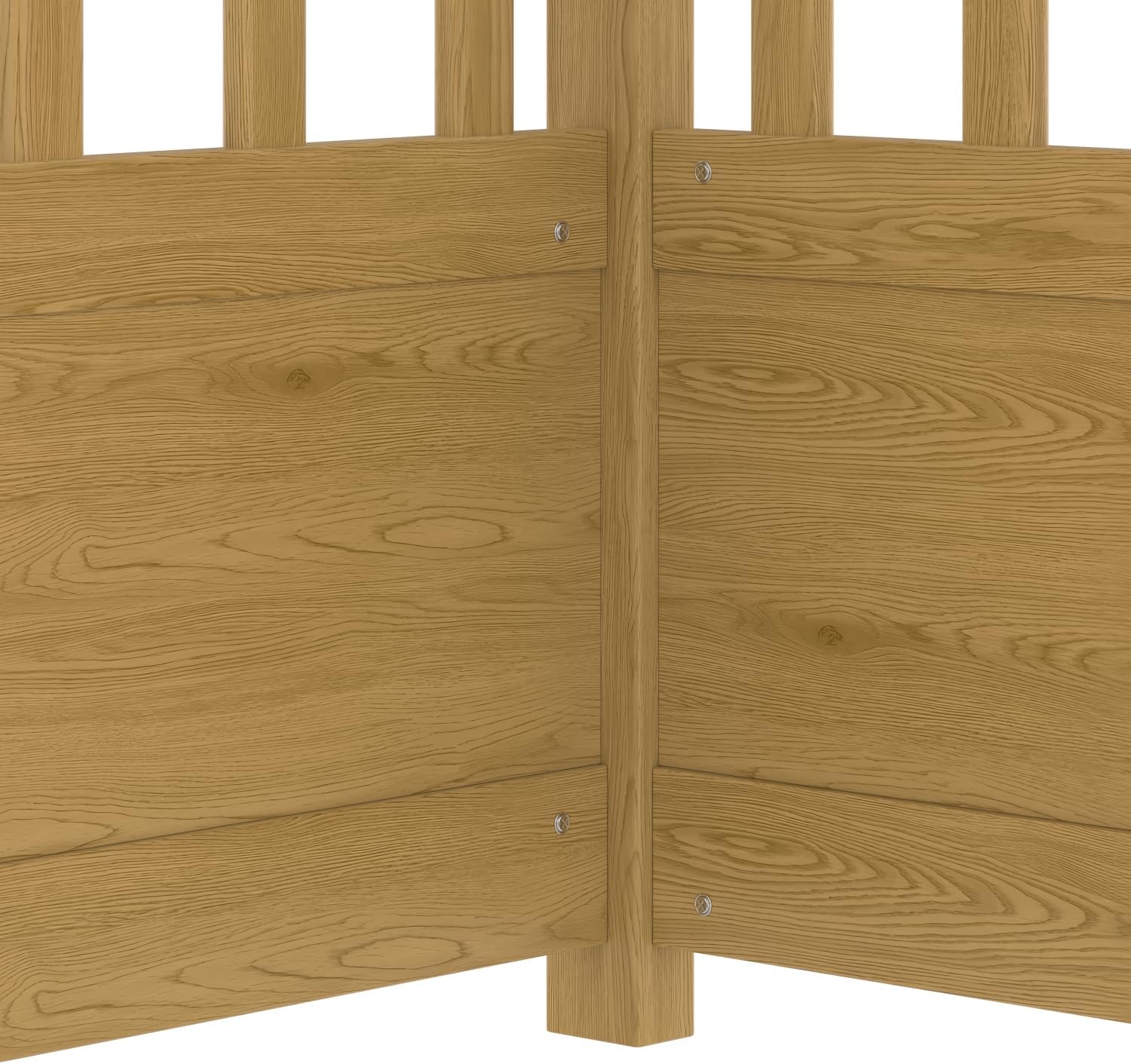 Full Canopy Bed Frame with Guardrails - Montessori Floor Four Poster Design