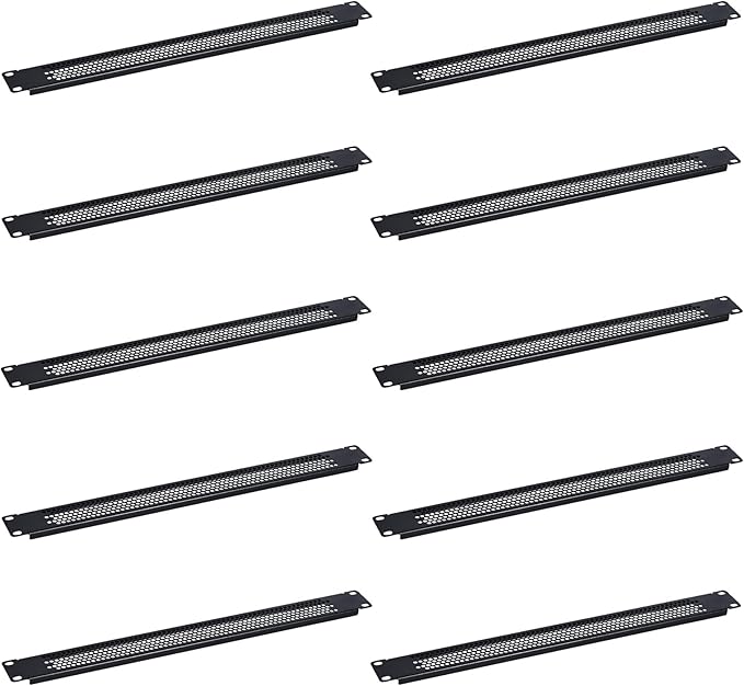 Amazon.com: RackPath 1U Blank Rack Mount Panel Spacers with Ventilation ...