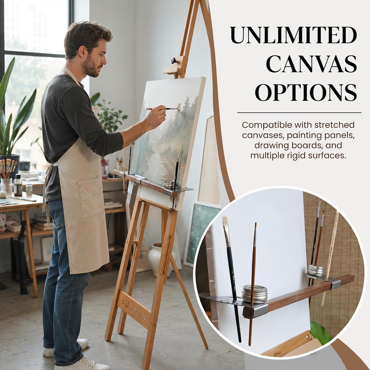 Artist Hand Support Bridge - Painting & Drawing Stabilizer -7