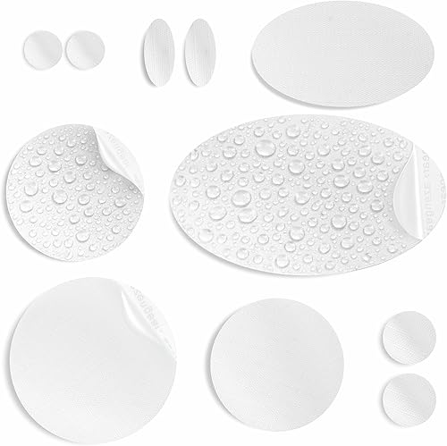 Miniatura 35 de aZengear Parches de reparación para chaquetas, tienda de campaña, puntera de zapatos, colchón de aire, inflables, equipo de PVC, impermeable