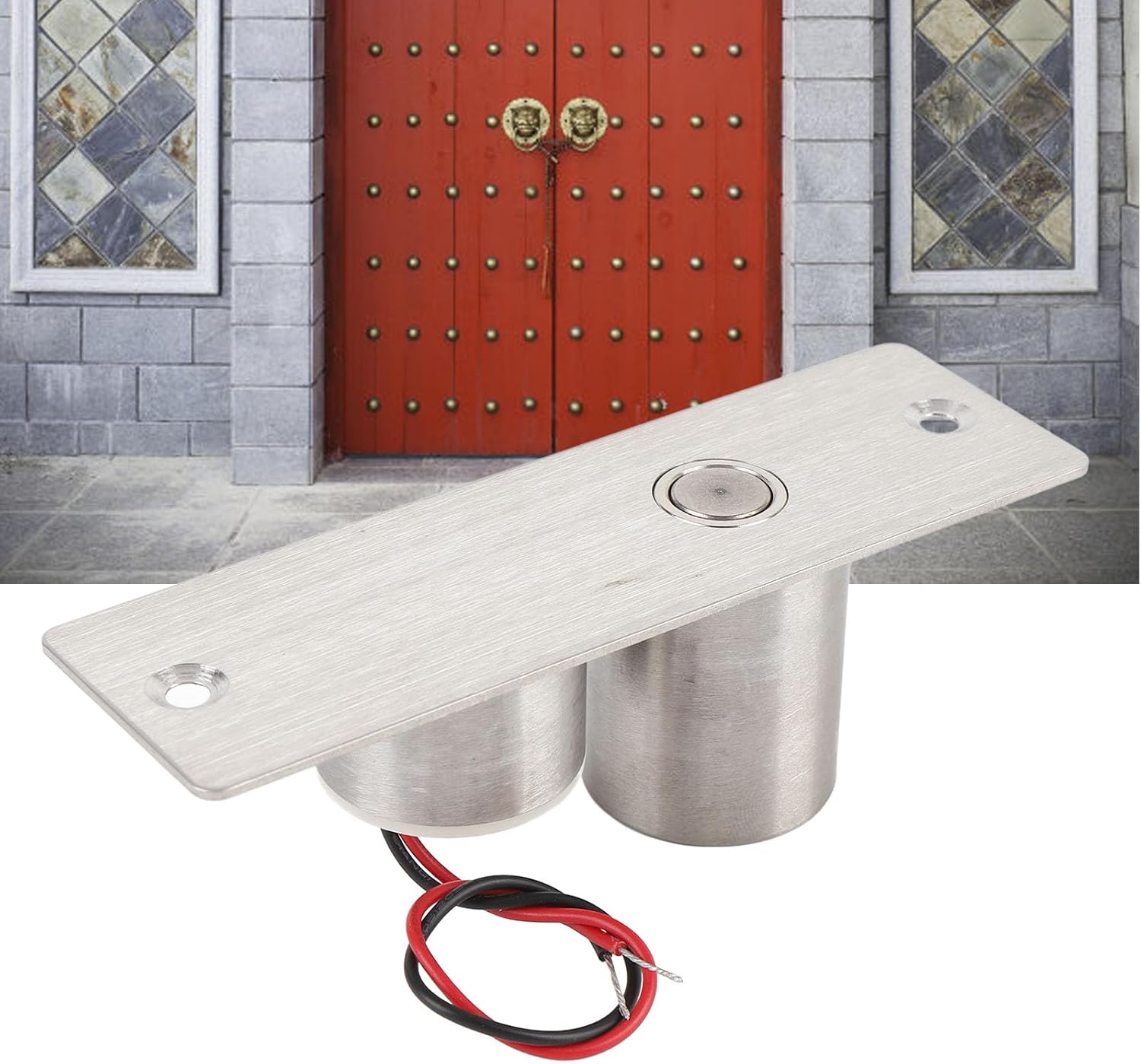 Stainless Steel Mini Electric Bolt Lock High Strength with Anti Break Design for Glass, Wood, Metal Doors