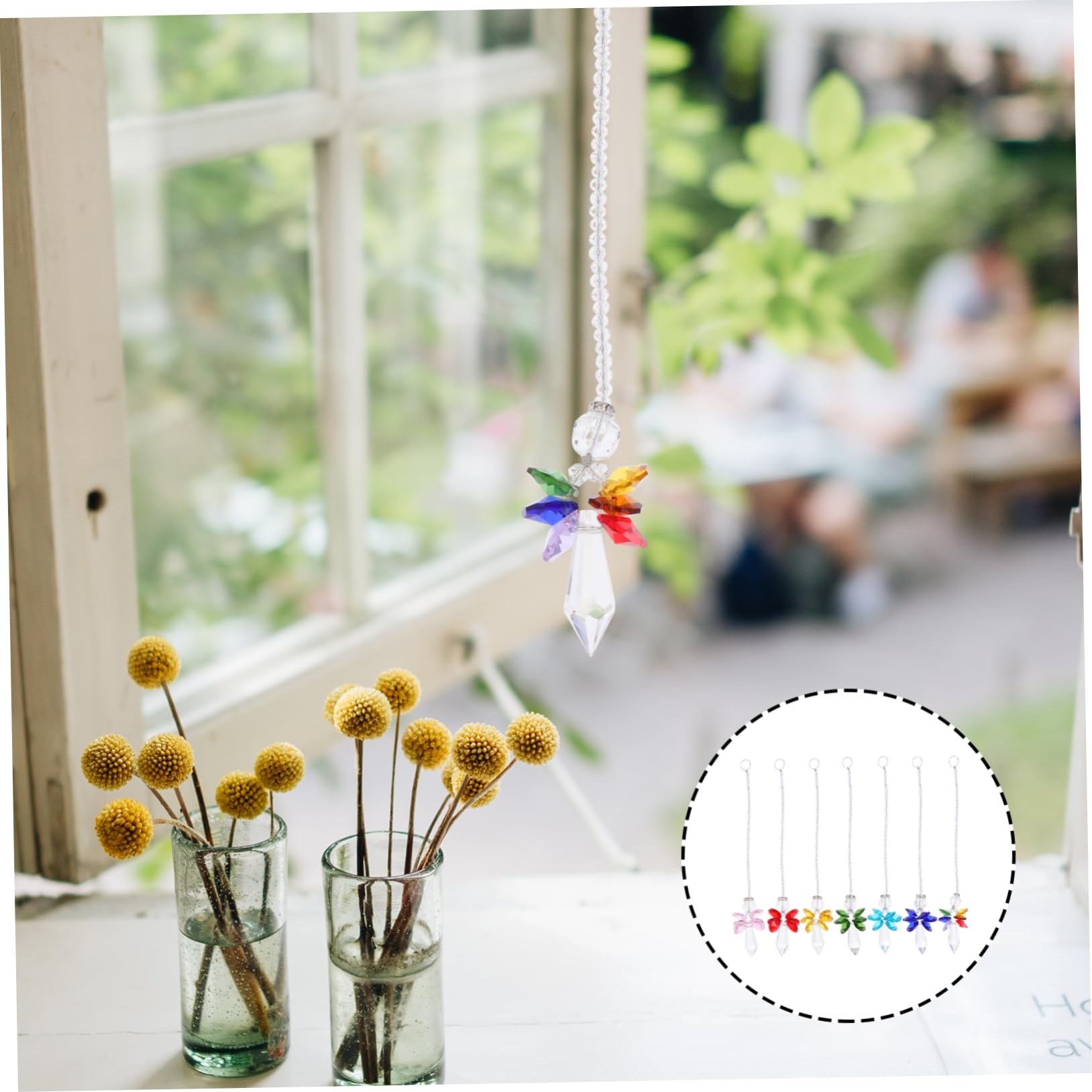 TOYANDONA 7pezzi Ciondolo Decorativo Forma Da Te Per Appendere Alla Casa Accessorio Per e Stanze Per Regali Compleanno e Natale
