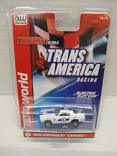 Auto World SC362-3 Trans America Racing '70 Camaro HO Scale Electric Slot Car