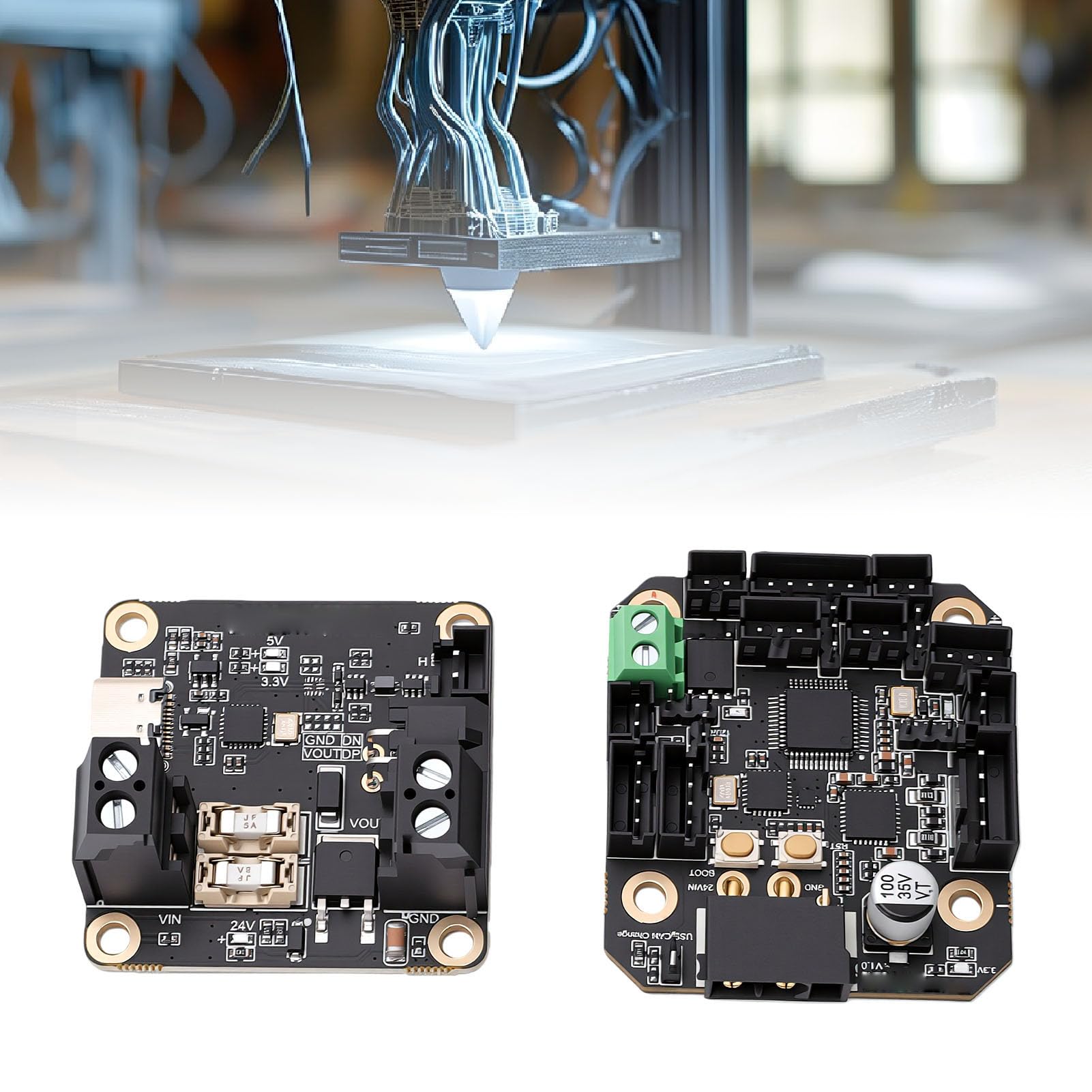 Placa Adaptadora de Extrusora GEN2, para Motor Paso a Paso de 42