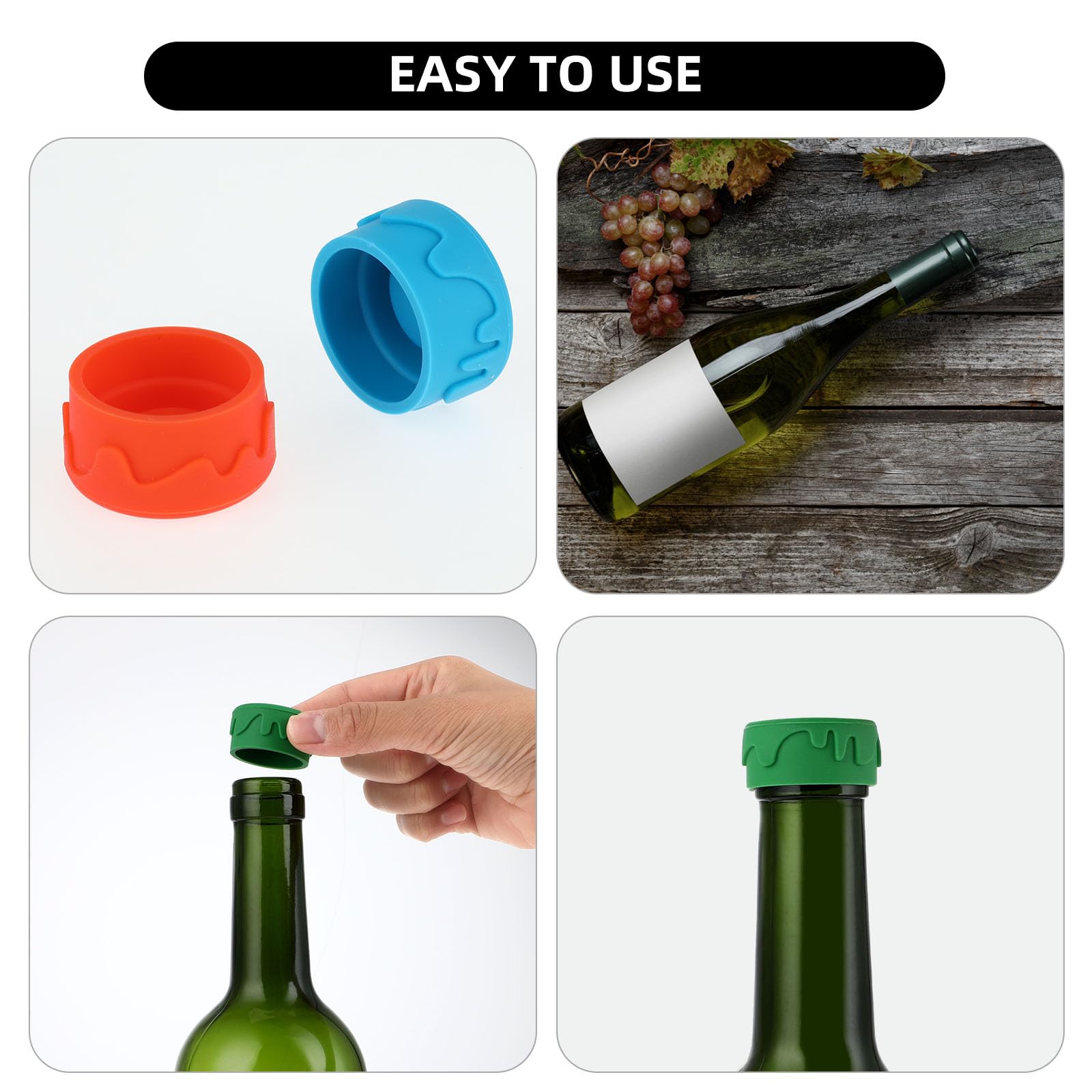 Professionale Bar Gold Metal Tappo Di Sughero Olio D'oliva Aceto - Foto 10