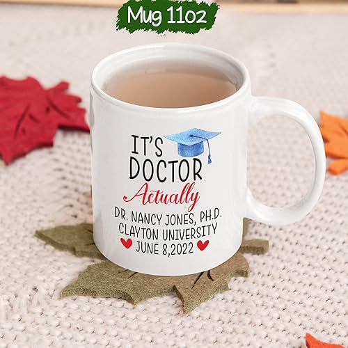Miniatura 60 de Tazas personalizadas del mejor médico del mundo, tazas de café personalizadas con nombre, tazas de té personalizadas para médico, regalos de Taza
