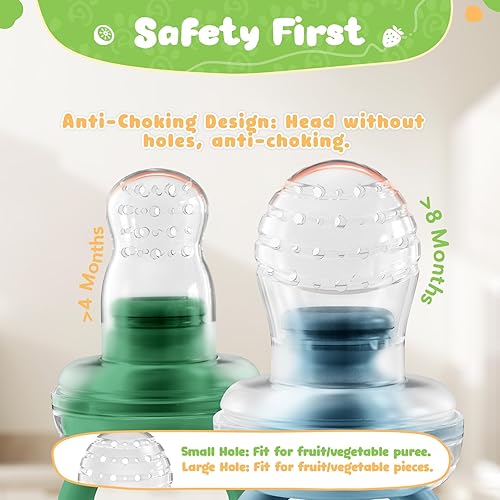 Miniatura 4 de Bear Baby - Alimentador de alimentos y mini bandeja para congelador, paquete de 2 moldes para paletas de leche materna para alivio de la dentición