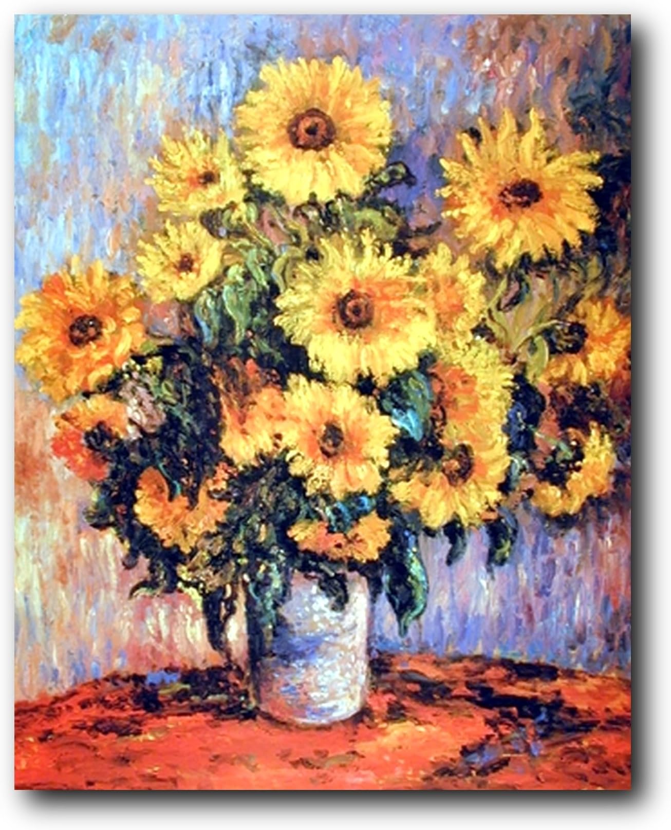 Impact Posters Gallery Claude Monet Sunflowers Wall Decor Art Print Poster (16x20)