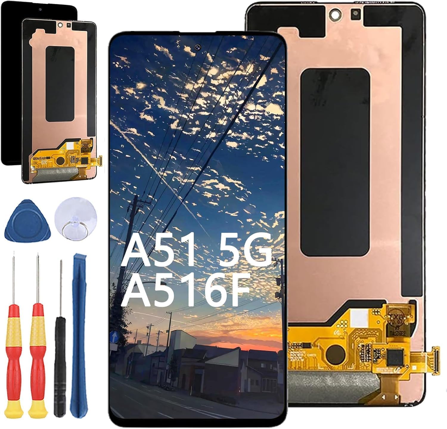 New Screen Replacement for Samsung Galaxy A51 5G A516 A516F A516N SM-A516N LCD Display Repair Screen and Replacement Tool Accessories