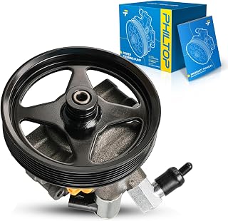 PHILTOP 96260 Power Steering Pump with Pulley Fit for 1992-2002 Crown Victoria/Grand Marquis, 1997-2001 Expedition, 1991-2002 Town Car, 1998-2002 Navigator, Replace OE 6000PX, F1VY3A674B