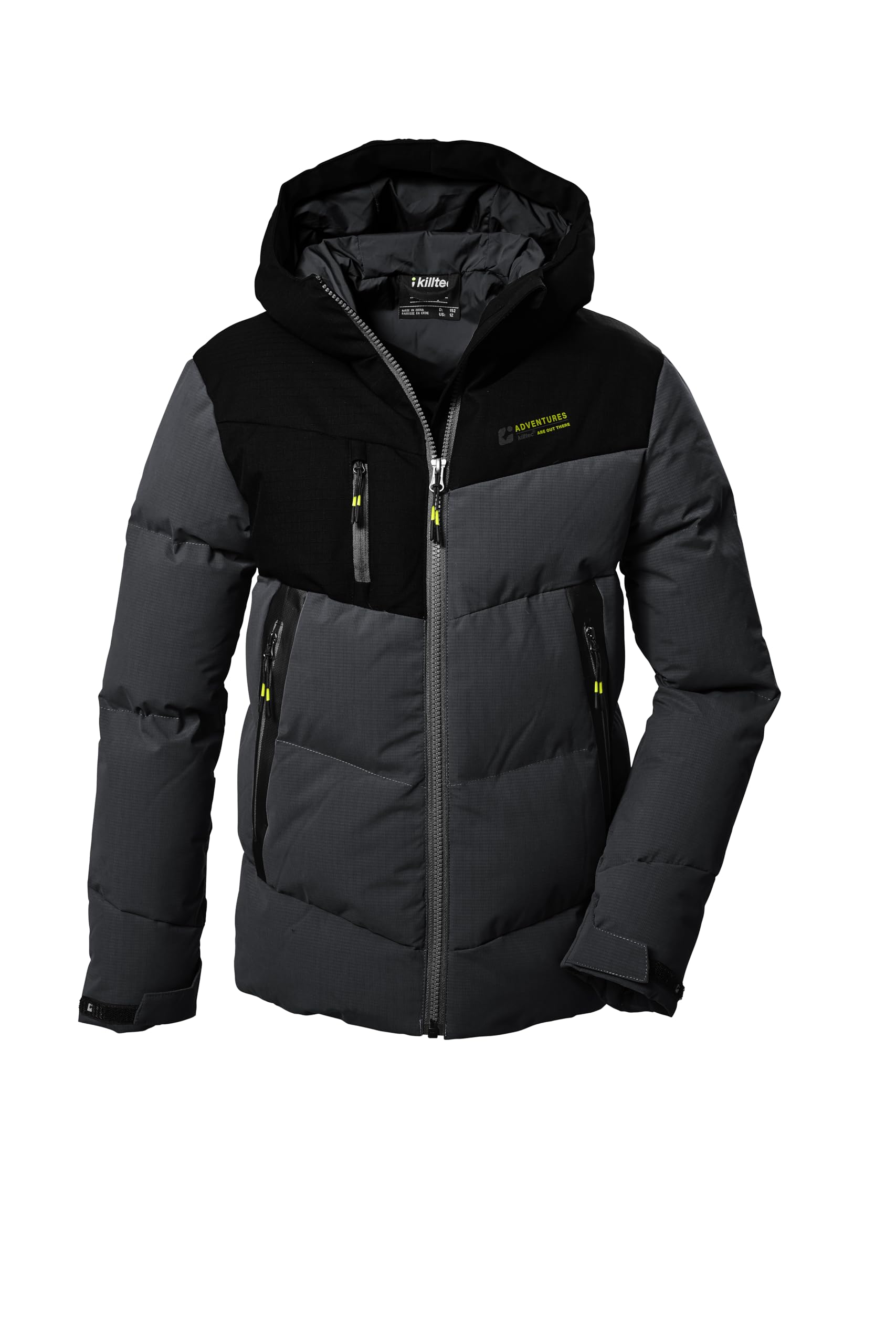 Killtec Jungen Kow 376 Bys Qltd Jckt Steppjacke/Winterjacke mit Kapuze