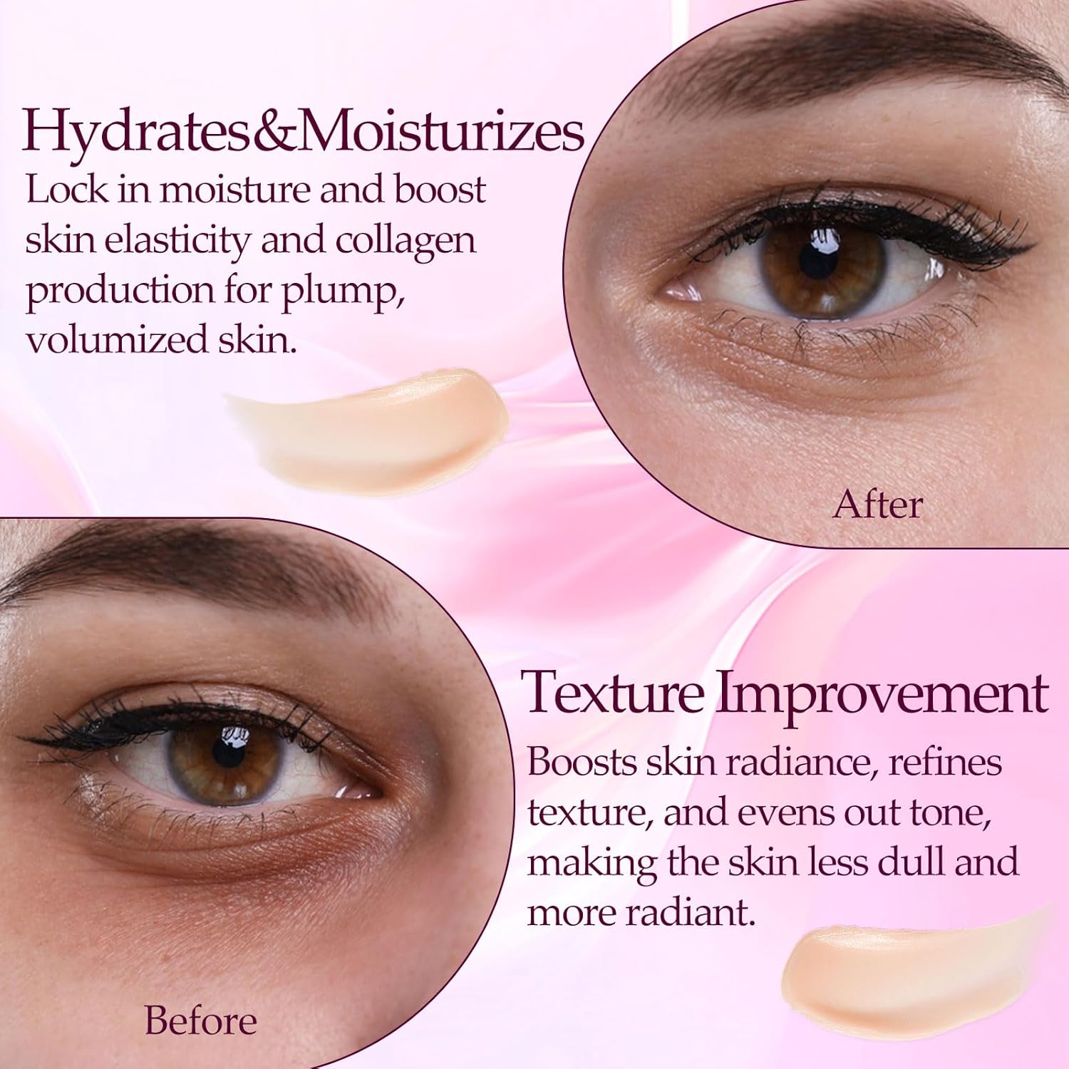 Multi Balm Stick, Moisturizer Stick for Eyes, Face, Neck, Collagen Moisturizer, Wrinkle Core Sticks, Firming Hydrating, Shea Butter & Vitamin E for Makeup Base and Skin Care 0.24 Fl Oz - Image 5