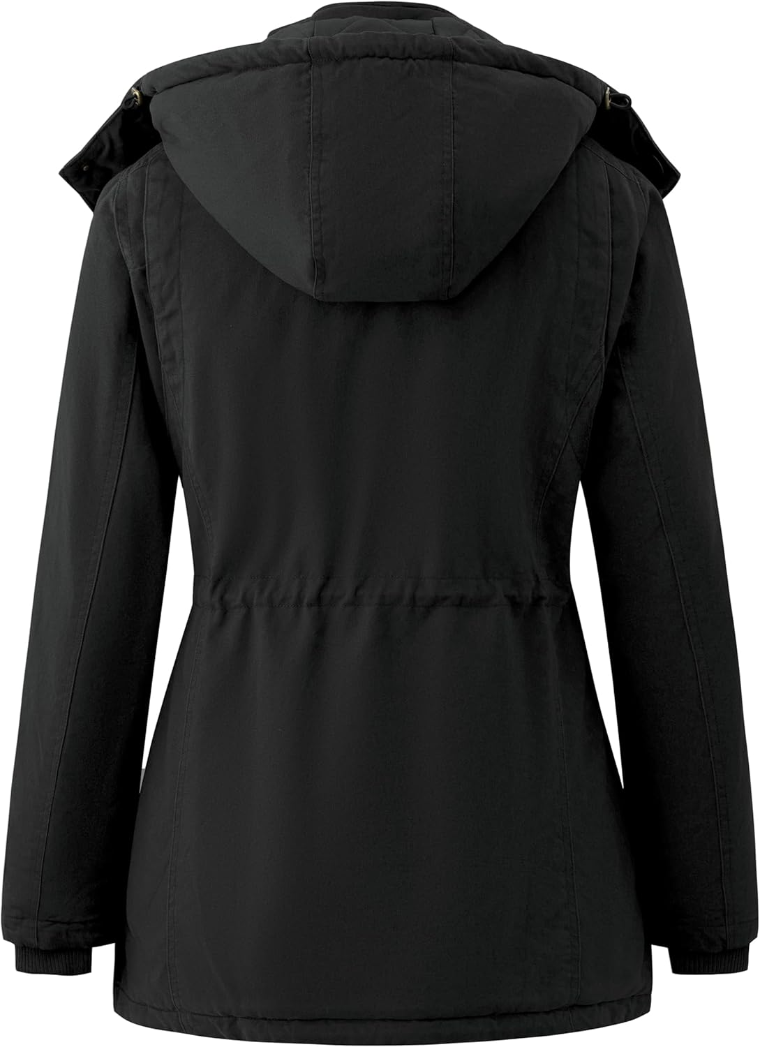 wantdo Women's Winter Thicken Jacket Cotton Coat with Removable Hood - Image 3