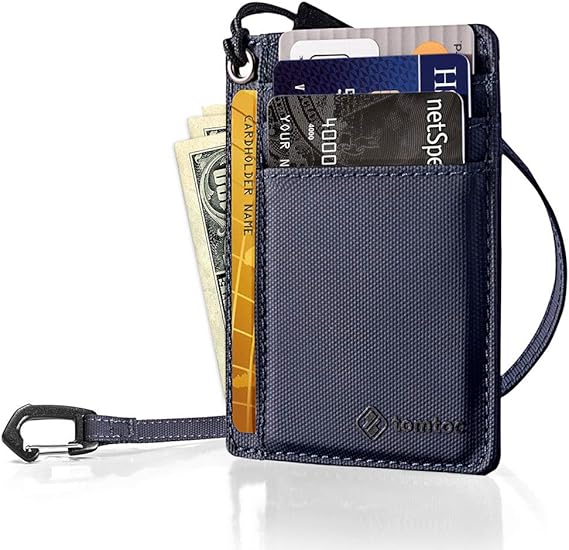 slim wallet with chain
