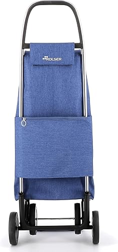 Vista 108 de ROLSER Carrito de compras plegable con ruedas Carro plegable personal plegable para comestibles Duradero y portátil Verde