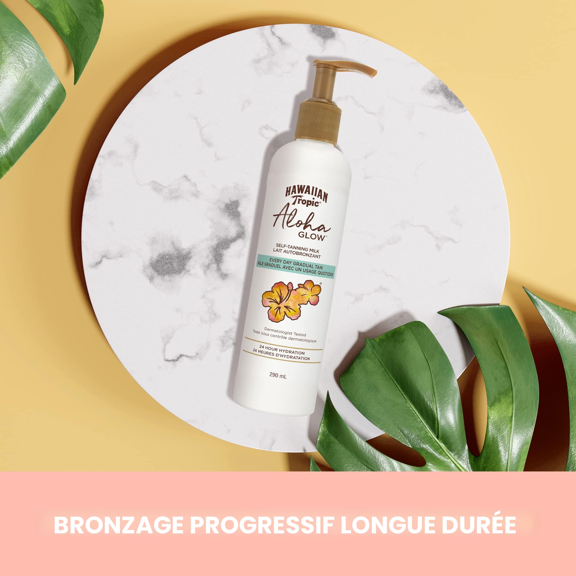 Auto-bronzant Mousse Hawaiian Tropic - Bronzage Progressif, Hydratant à L'Aloe Vera - 200 Ml - Neuf
