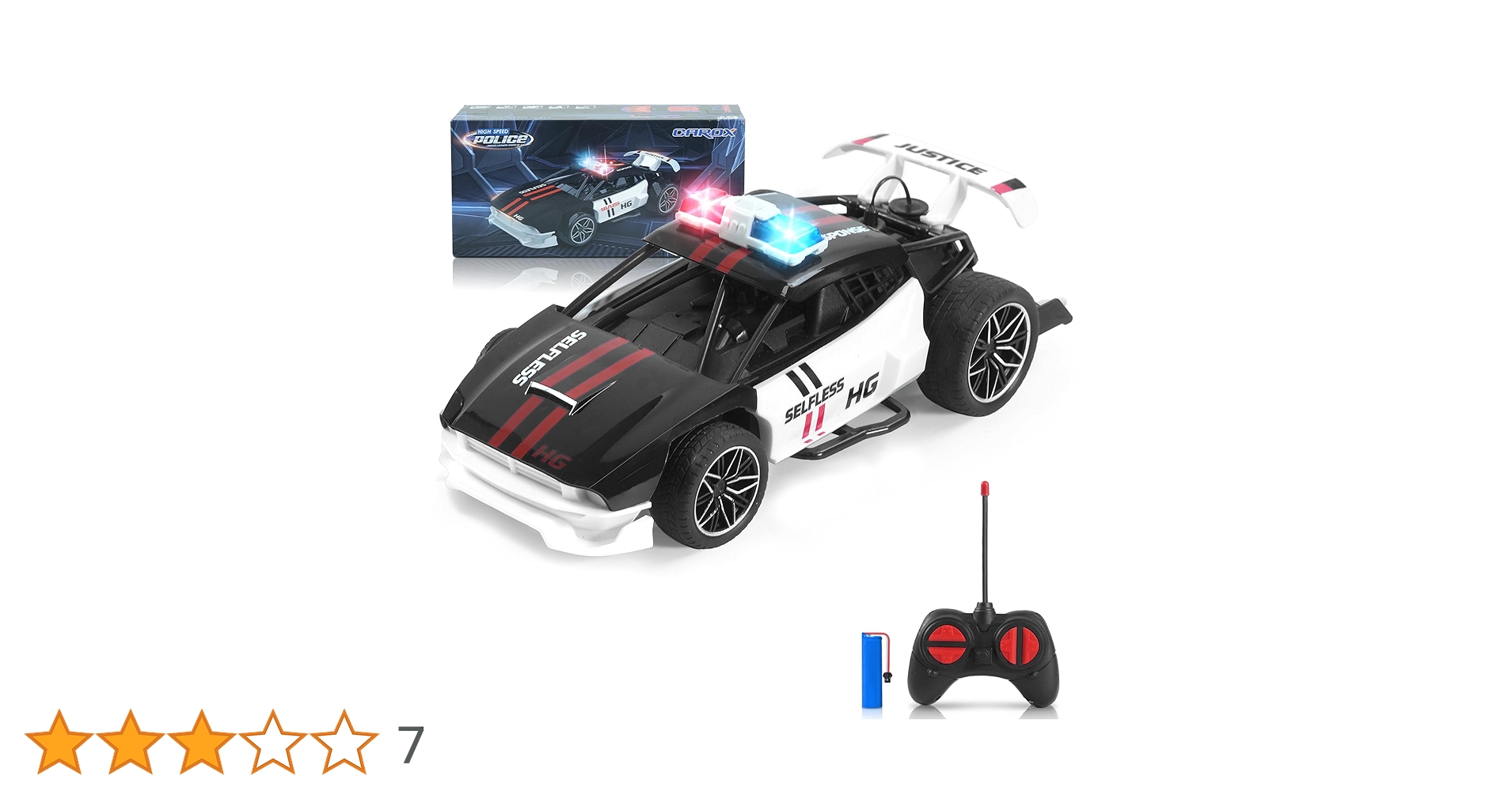 Amazon.co.jp: CYLION ラジコン パトカー おもちゃ 小型