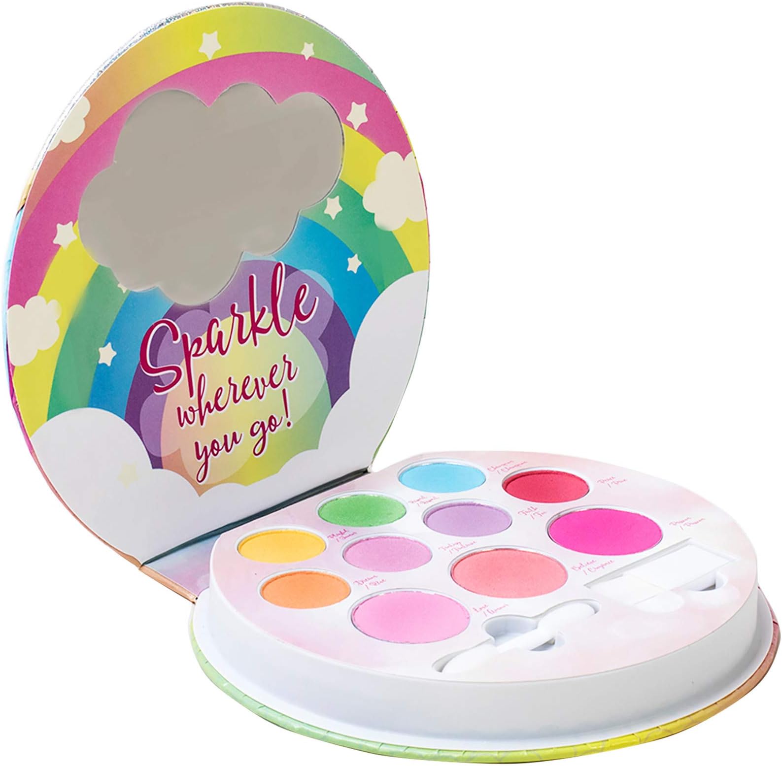 Lip Smacker Sparkle & Shine Eyeshadow Makeup Palette, Unicorn Palette | Christmas Make Up Collection | Holiday Present | Gift for Girls