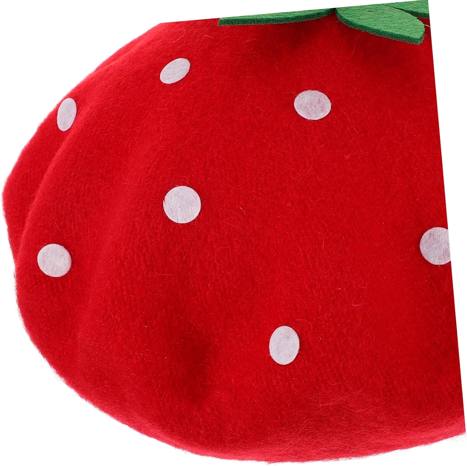 Strawberry Beret Hat for Girls Boys and Girls Party Decorative Beret Wool Lolita Hat - Image 8
