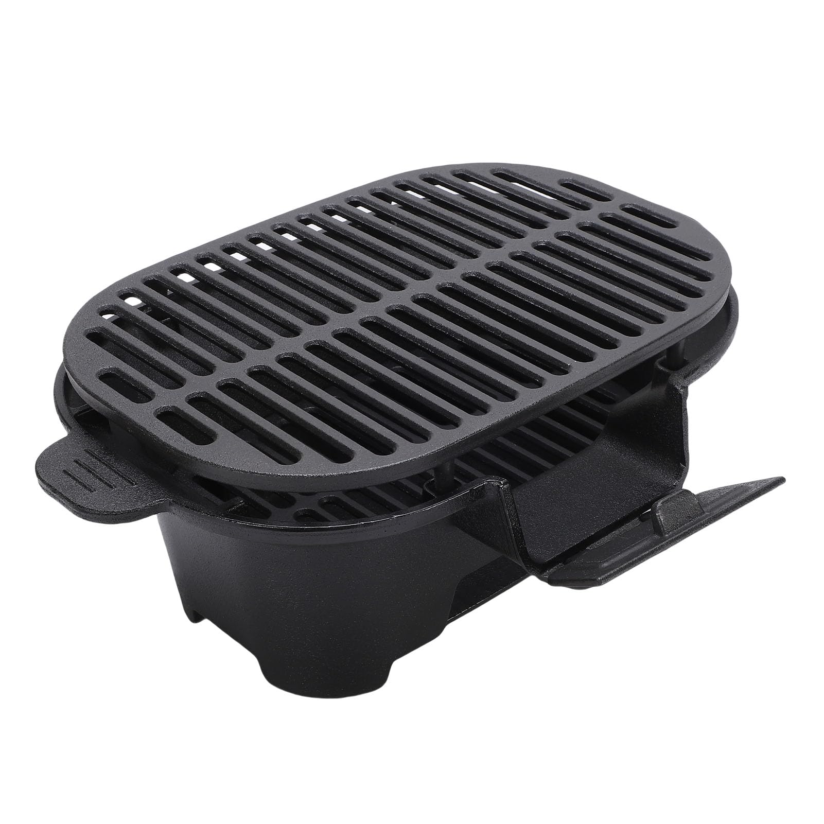 Mini Griglia Hibachi Compatta Fornello Hibachi Portatile con Distribuzione Uniforme del Calore per Picnic