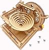 3D Puzzle Wooden Marble Run for Adults DIY Model Kit Assembly Wood Crafts Mechanical Puzzle for Age 14 Years Old