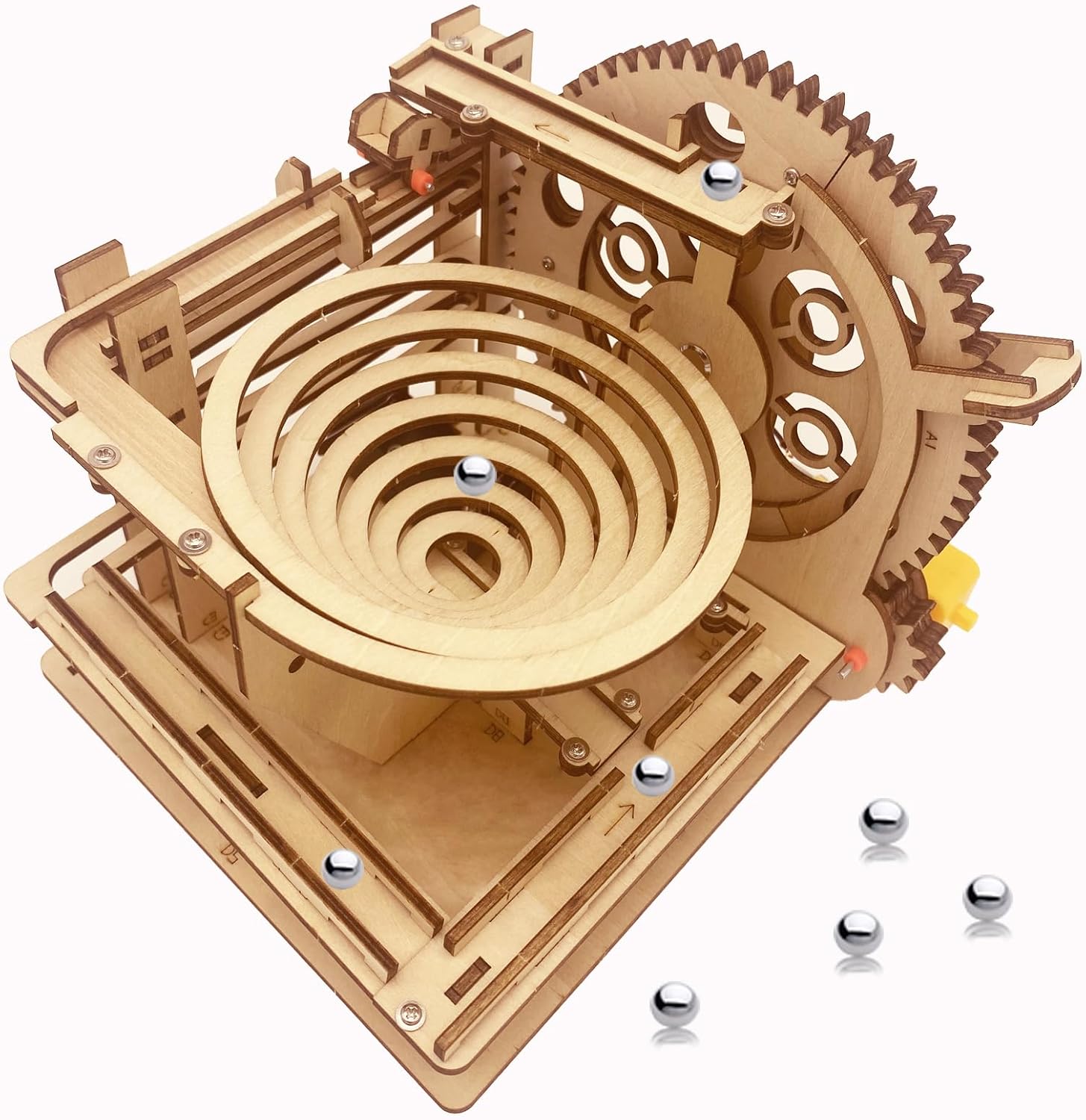 3D Puzzle Wooden Marble Run  DIY Model Kit Assembl