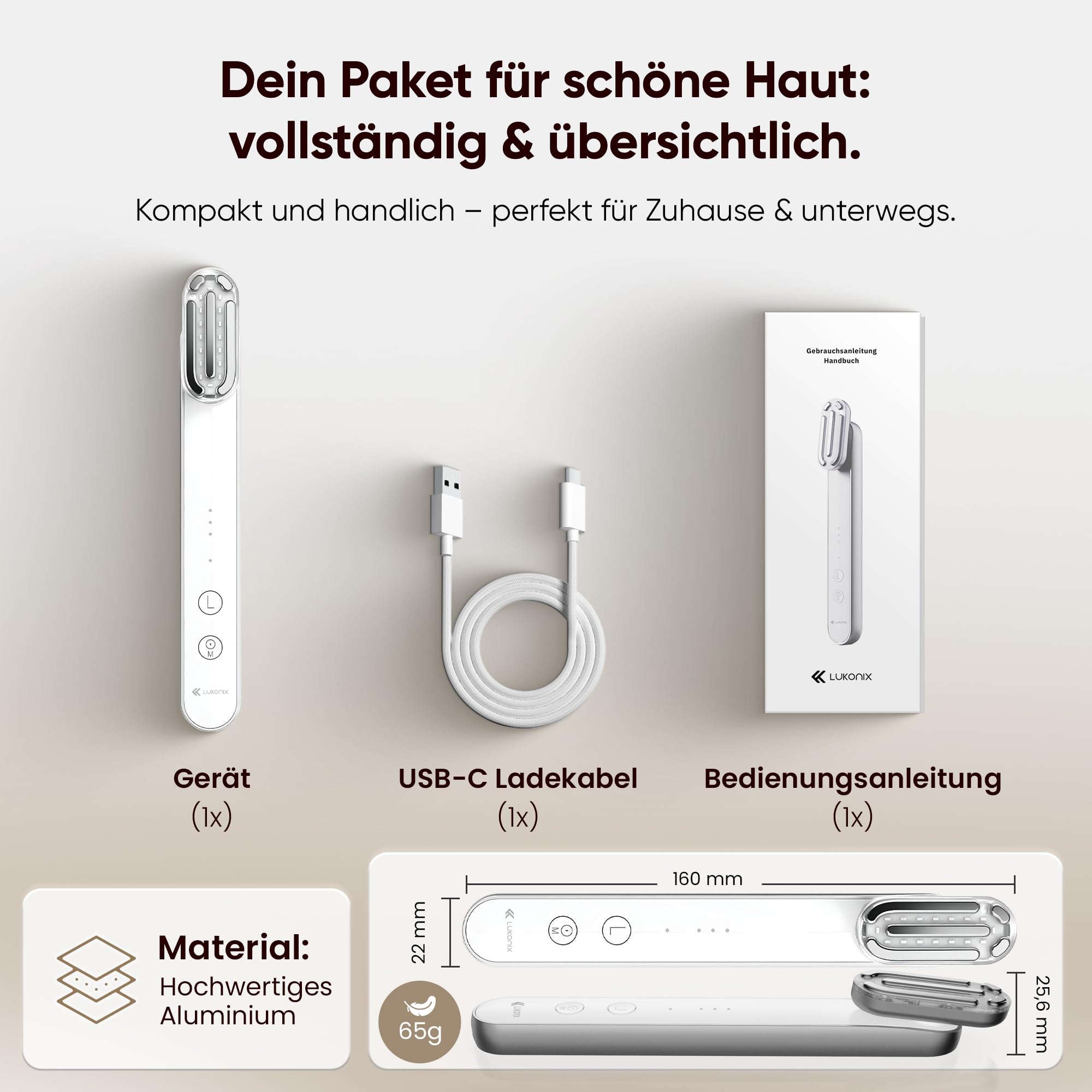 EMS Gua Sha elektrisch Gesichtsmassagegerät gegen Falten [5-in-1 tragbar & wiederaufladbar] Guasha Rotlicht Maske Gesicht | Red Light Therapy Face Lifting Gerät mit Rot, Blau- & Violettlicht