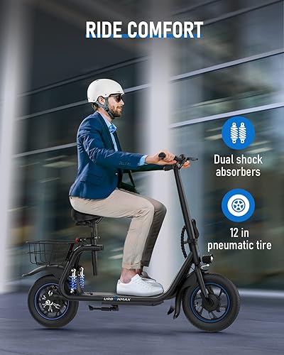 Miniatura 2 de URBANMAX Scooter eléctrico C1 Pro con asiento