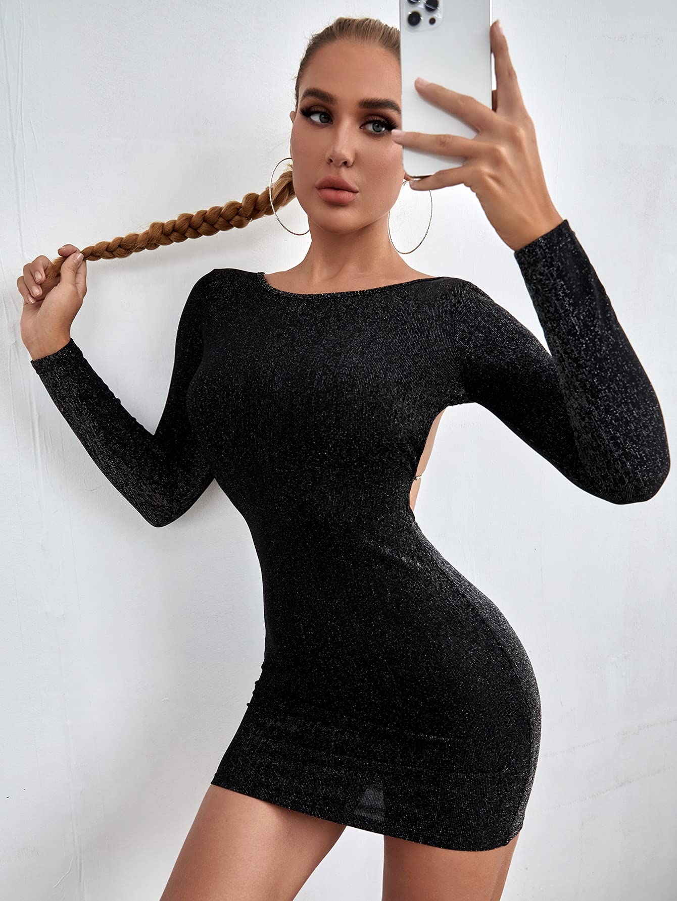 Amazon.com: Neeno Women's Dresses Crisscross Backless Glitter Bodycon Dress Dress for Women(Black,X-Large) : Clothing, Shoes & Jewelry Amazon.com: Neeno Women's Dresses Crisscross Backless Glitter Bodycon Dress Dress for Women(Black,X-Large) : Clothing, Shoes & Jewelry