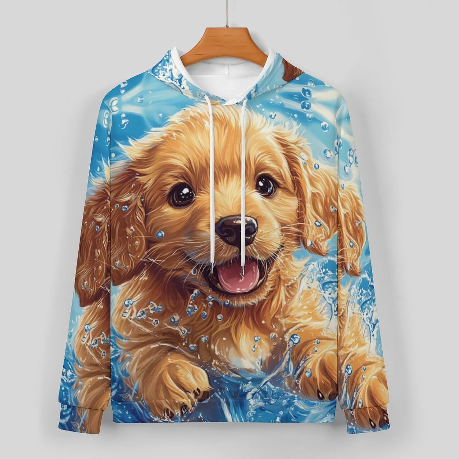 Dog Retriever Animals Adult 2 Piece Tracksuits Hoodie Sweatshirt And Joggers Sweatpants Sweat Suit Outfits
