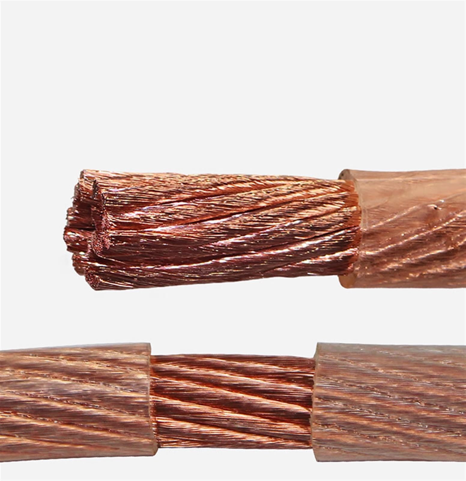 alambre eléctrico flexible, Cable de puesta a tierra cuadrado 25 mm, alambre cobre estándar for bobinado secundario máquina soldadura por puntos, flexible | 1.5meter